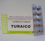 J & J Dechane, TURAICO, 100 Tablets, Diuretic, Urinary Antiseptic